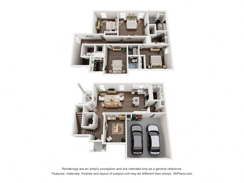 the villas at obsidian floor plans  3 bedroom floor plan  1190